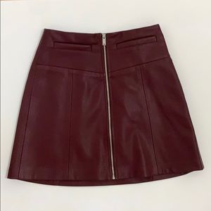 Bershka Leather Skirt
